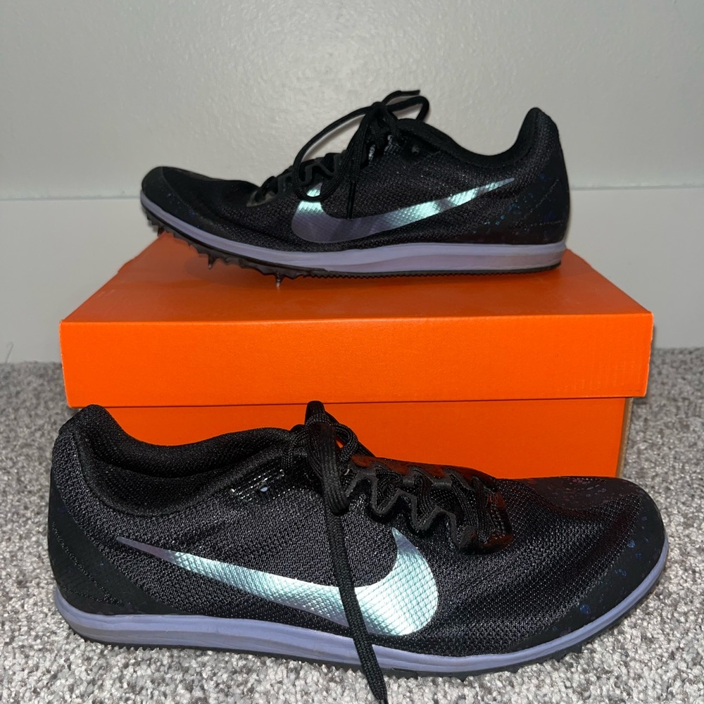 Nikes womens Zoom Rival D10 running spikes